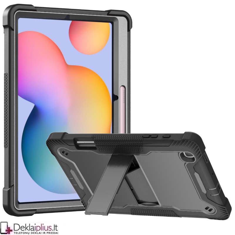 Smūgiams atsparus dėklas planšetei - su kojele (Samsung Tab S6 Lite 10.4 (P610/P615)-S6 Lite 2022 (P613/P619)-Tab S6 Lite 2024 (P625/SM-P620NZAAEUE) Smūgiams atsparus dėklas planšetei - su kojele (Samsung Tab S6 Lite 10.4 (P610/P615)-S6 Lite 2022 (P613/P619)-Tab S6 Lite 2024 (P625/SM-P620NZAAEUE)